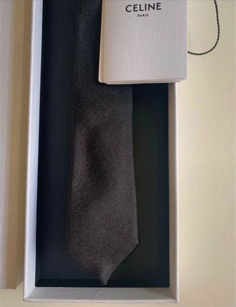 celine skinny tie|Céline Pre.